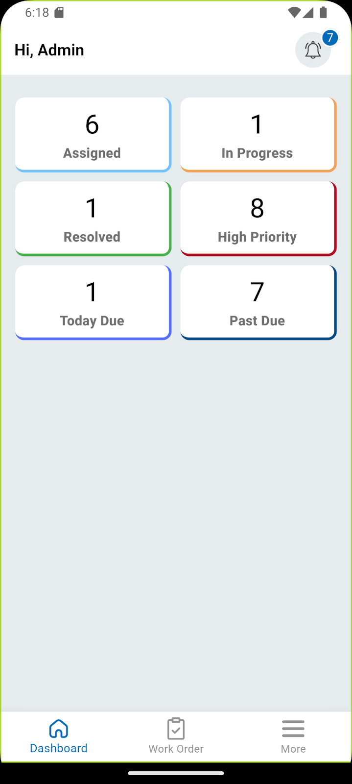 screenshot of Raapyd Field Service Management